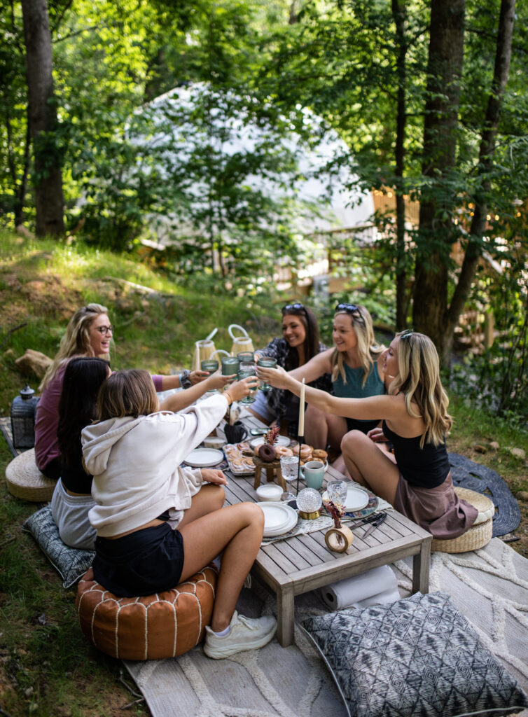 Bachelorette Weekend Glamping in the Smokies with Stay Minty